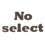 No select