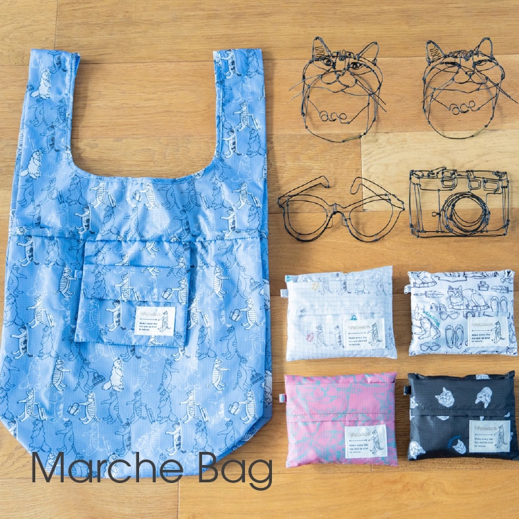 まるしぇ セール】 刺繍マルシェバッグ《2025spring catalog item》（オフ