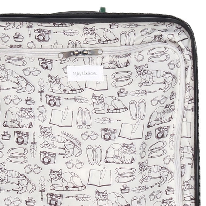 旅行感のある内装柄