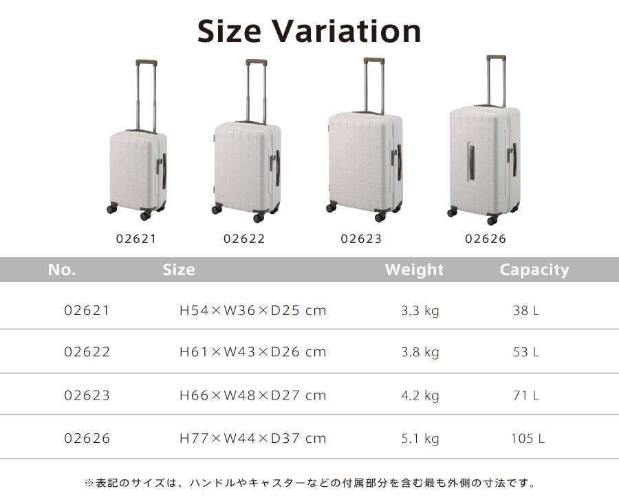 Color & Size Variation