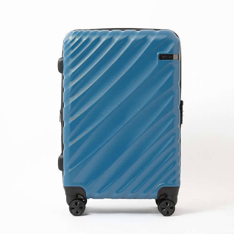 ACE DESIGNED BY ACE IN JAPAN オーバル スーツケース ジッパータイプ 拡張機能付き 57→拡張時70リットル 5～6泊の旅行に 06422
