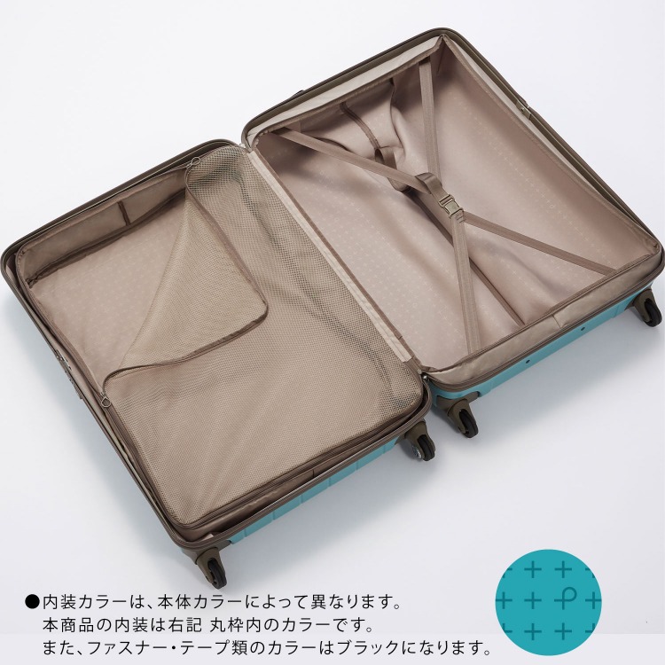 プロテカ 360T メタリック スーツケース 360°オープン ジッパータイプ 