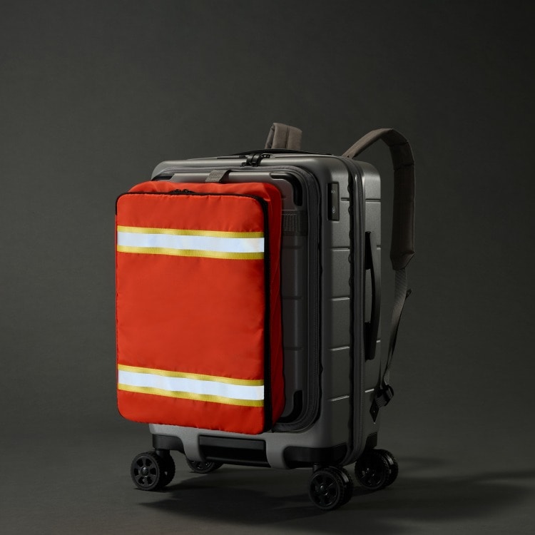 防災セット　防災グッズ　キャリー　エース株式会社 エース、防災用品の運搬やアウトドアのコンテナとしても使える