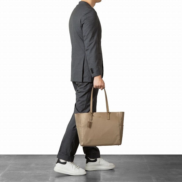 マッキントッシュフィロソフィー トートバッグ A4サイズ 14インチPC収納可 メンズ 本革 ブレイヴァル No.73120 トープ