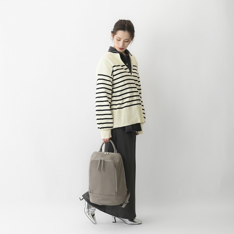 W&.Day/Night ピルクエット レザーリュック A4サイズ 13.3インチPC収納 19011