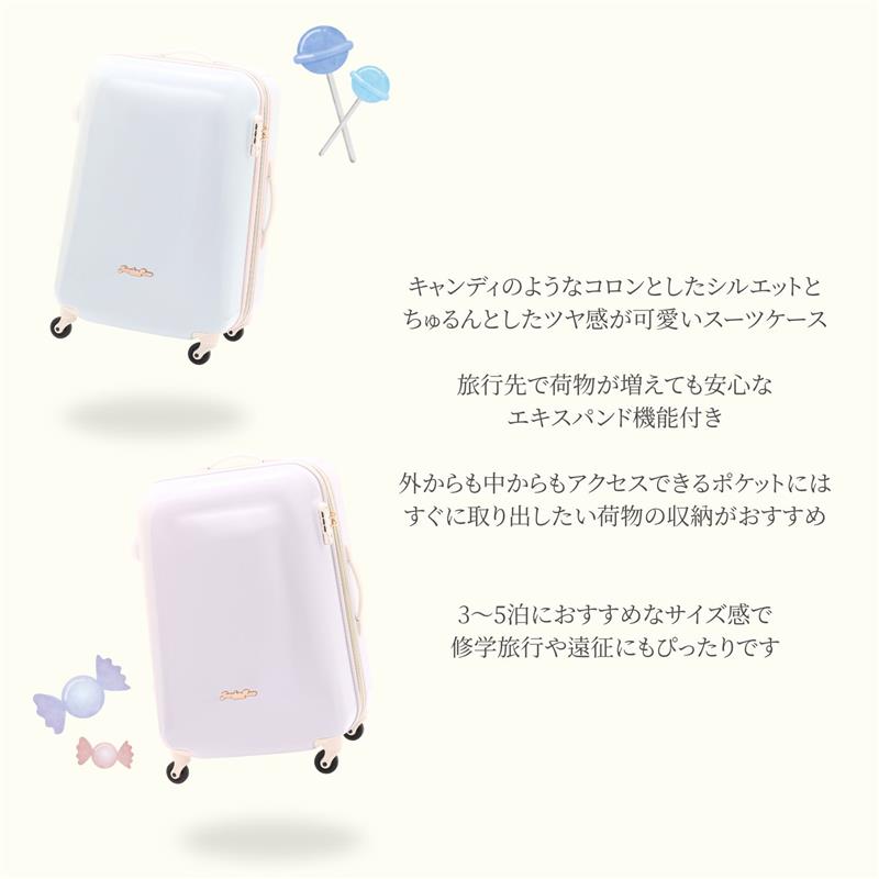 Jewelna Rose トロトゥール キャンディポケットスーツケース M