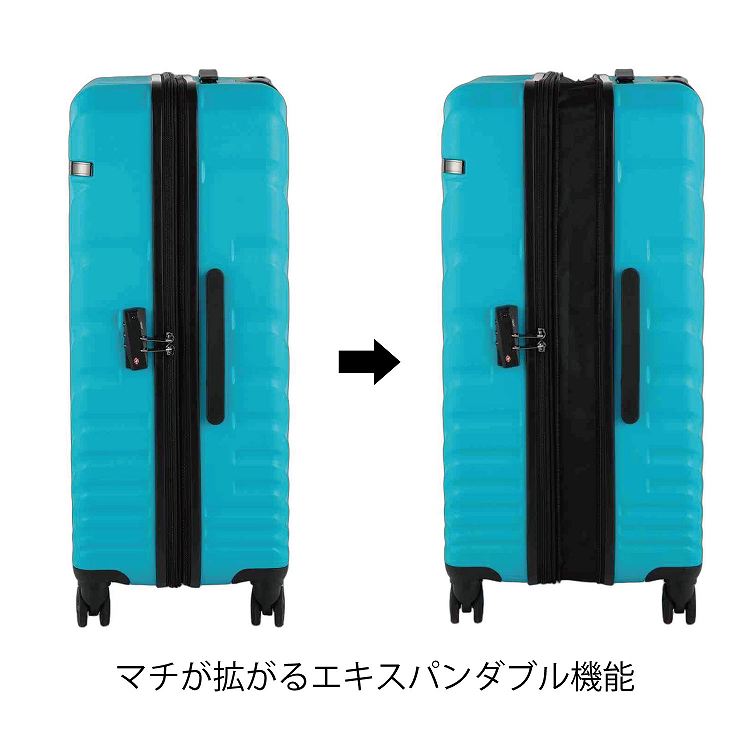 ACE オーバル2 スーツケース 拡張機能 90L/111L 05913(01