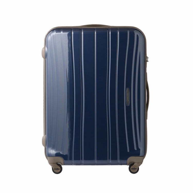 ≪Proteca／プロテカ≫ フラクティⅤ　スーツケース　ジッパータイプ　76リットル　１週間程度の旅行に　鏡面加工　08904