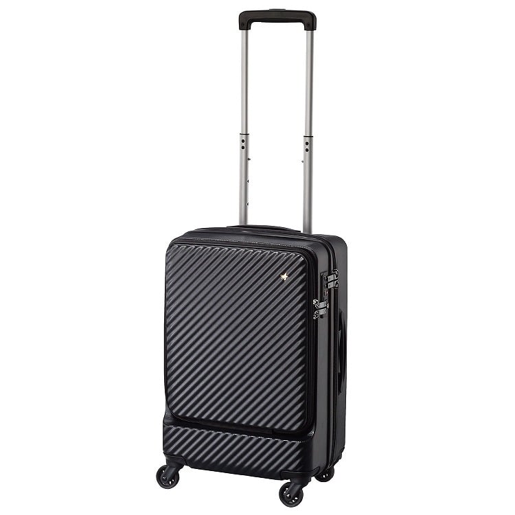 HaNT／ハントマイン スーツケース 34リットル 便利なフロントポケット