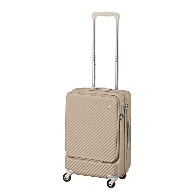 HaNT／ハントマイン スーツケース 34リットル 便利なフロントポケット 
