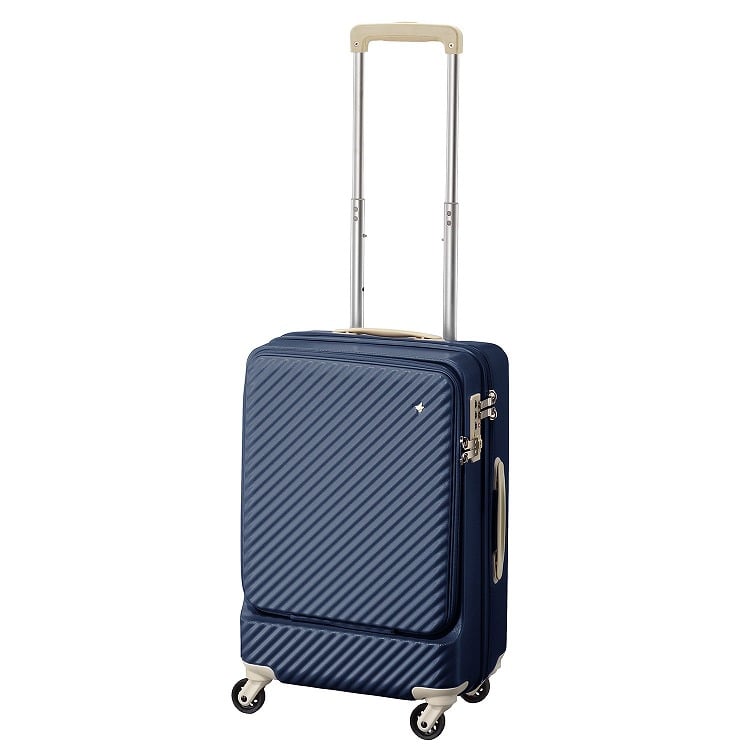 HaNT／ハントマイン スーツケース 34リットル 便利なフロントポケット付き 1-2泊用 機内持込み対応サイズ 05744
