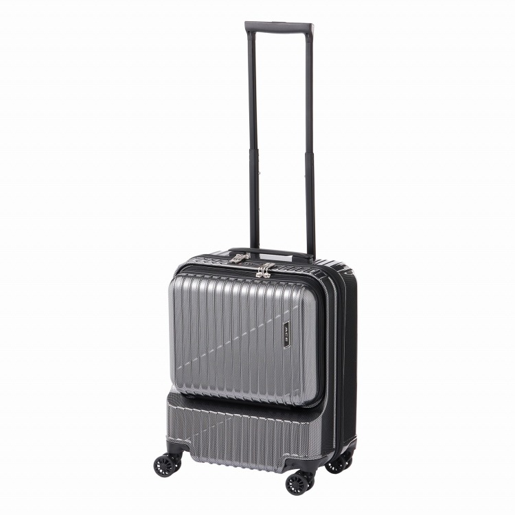 ACE クレスタ フロントポケット付きスーツケース 2～3泊 機内持ち込み