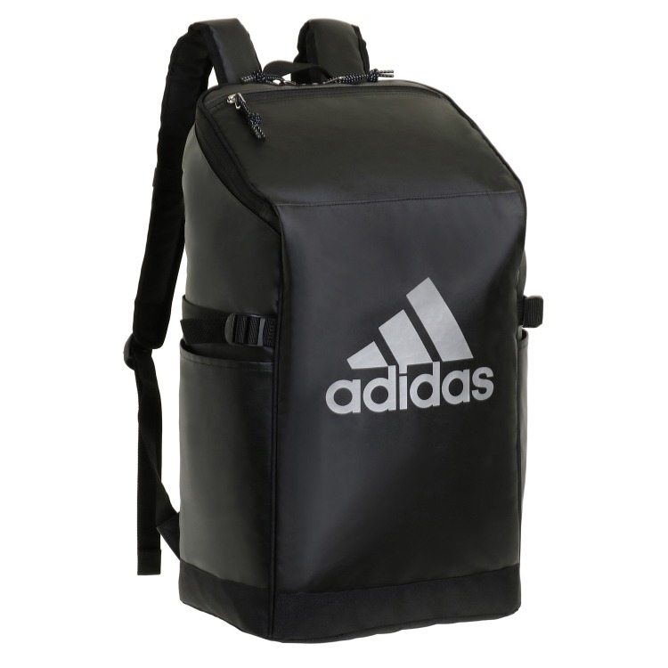 雑誌 Mini 年4月号掲載 Adidas アディダス バックパック 27リットル B4 チェストベルト 夜間の安全に配慮した反射材付き 09 ブラック マットシルバー アディダス エース公式通販