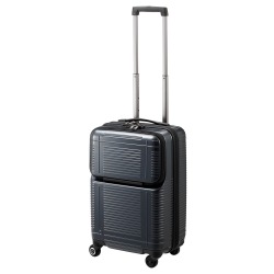 プロテカ ポケットライナー スーツケース ジッパータイプ 35リットル 機内持ち込み対応サイズ 便利で使いやすいフロントオープンポケット 2～3泊程度の旅行に 01831