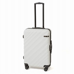 ACE DESIGNED BY ACE IN JAPAN オーバル スーツケース ジッパータイプ 拡張機能付き 57→拡張時70リットル 5～6泊の旅行に 06422