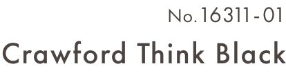 No.16311-01 Crawford Think Black