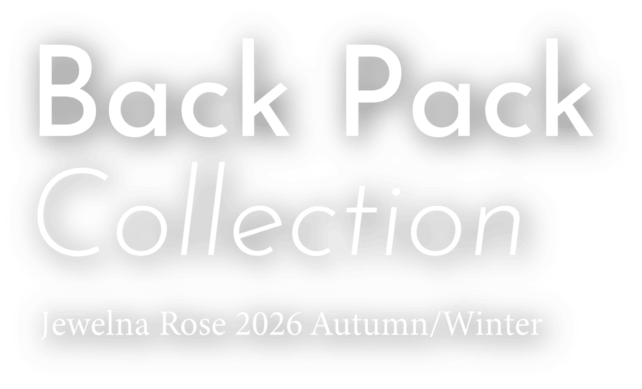 Back Pack Collection Jewelna Rose 2026 Autumn/Winter