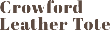 Crowford Leather Tote