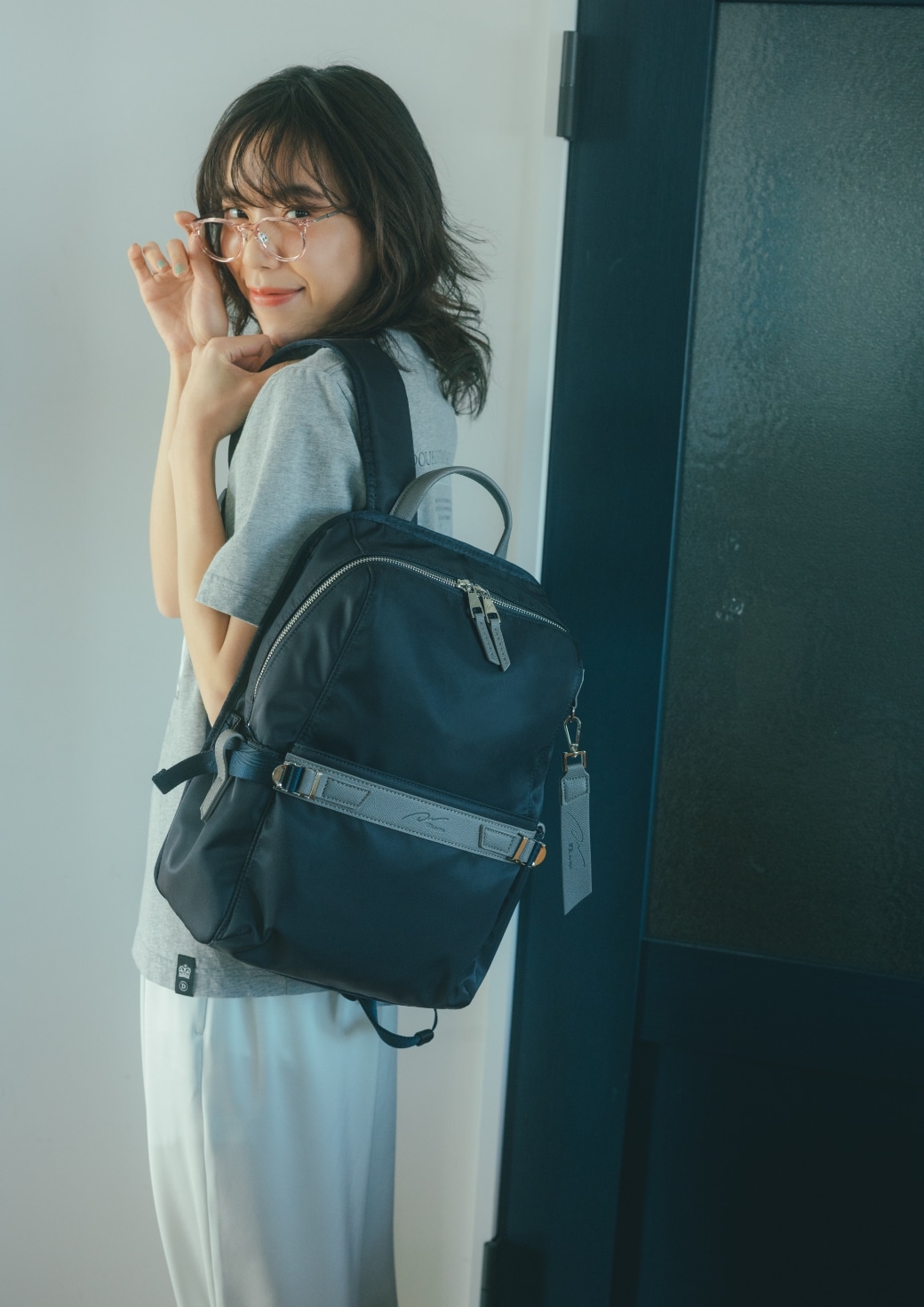 Lycka"Notes" スクエアリュック モデル1